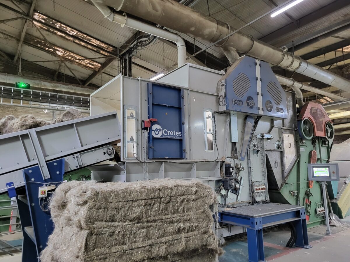 Chargeuse vlas lin klodden 101