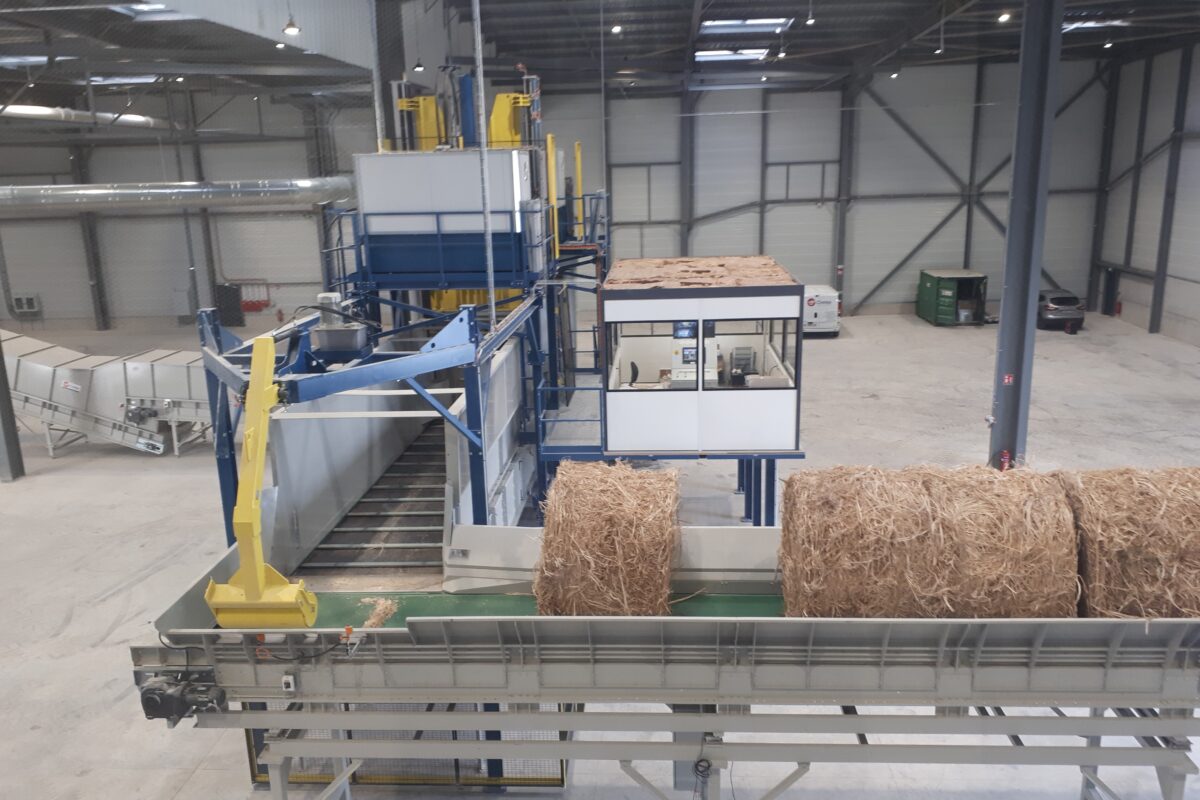 Round bales balles ronde chanvre hemp hennep